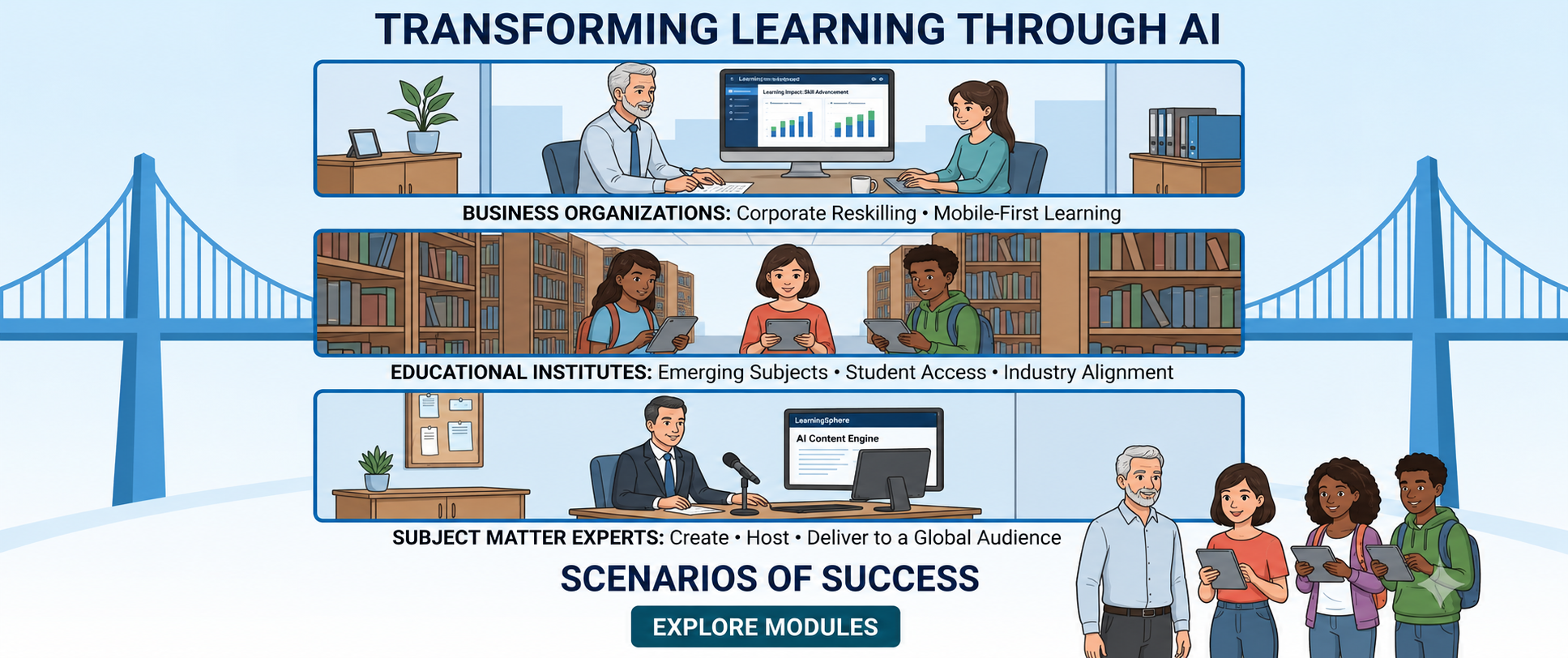 Transforming Learning Through AI - Scenarios of Success